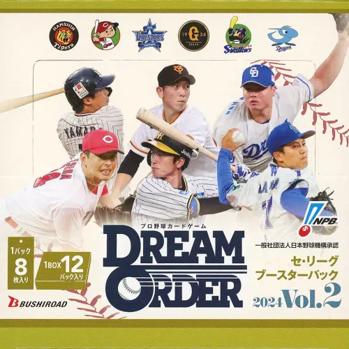 日本職棒卡牌 DREAM ORDER中央聯盟2024Vol.2補充包 一盒