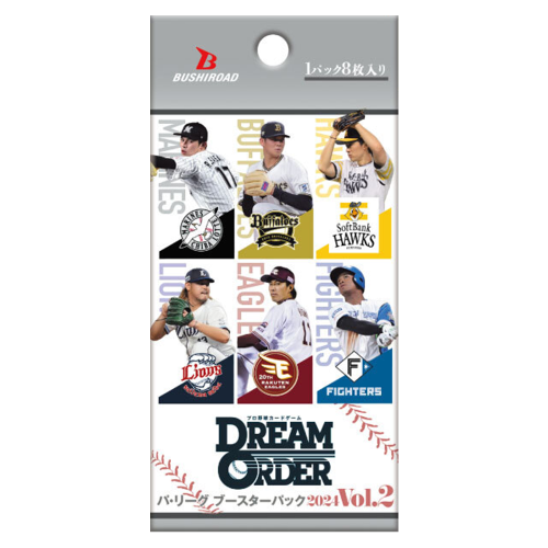 日本職棒卡牌 DREAM ORDER太平洋聯盟 2024 Vol.2 補充包 一盒